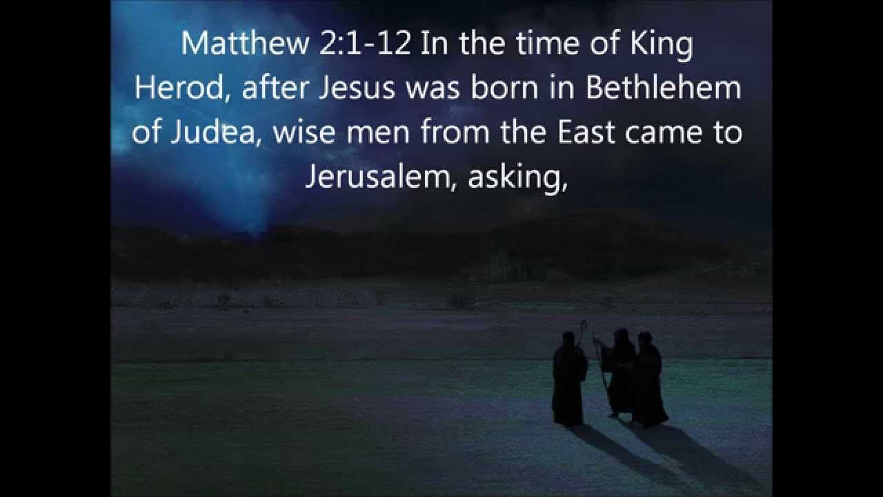 Matthew 2:1-12 The Wise Men (December 22, 2014) - YouTube