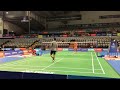 LIN DAN 2018 Warming up