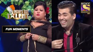 'Retro की Bharti' के Punchlines ने किया सभी को Entertain! | India's Got Talent Season 6| Fun Moments