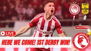 Olympiacos vs. Aris 1-0 | 1st Derby Win | HERE WE COME!