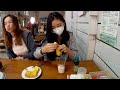 hidden gem authentic thai breakfast at chiang rai coffee shop. 4k video.