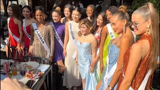 BEHIND THE SCENES at  the MISS UNIVERSE event