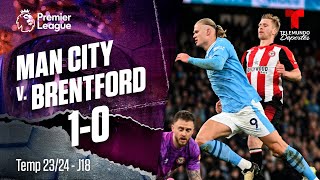 Highlights & Goles: Manchester City v. Brentford 1-0 | Premier League | Telemundo Deportes