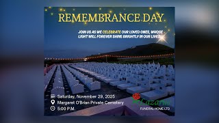 Remembrance Day - Margaret O'Brian Private Cemetery - November 29, 2025 - 5:00 p.m.