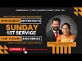 Sunday 1st Service | EPH Church | 7 AM - 9.30 AM | #Live | Samuel Paul Rowthu