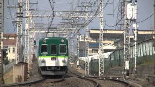 京阪2600系　豊野駅付近