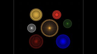 Modern Art Spirals (Beginning Python #3 Graphic Examples)