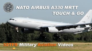 [4K] NATO A330 MRTT doing Touch and Go's Testing the new tanker aircraft at Eindhoven