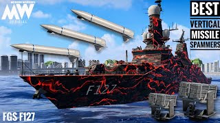 FGS F127 - Maritime Strike \u0026 PKX-B brutal spamming with vertical launch - Modern Warships