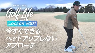 【今すぐできる】ヘッドアップしない　アプローチレッスン