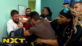Bobby Roode and Roderick Strong get into a fight before NXT: WWE NXT, June 21, 2017
