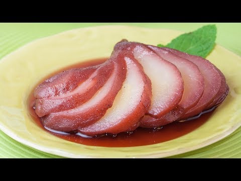 Poached Pears in Red Wine - How to Poach Pears Poached Pears in Red Wine - How to Poach Pears