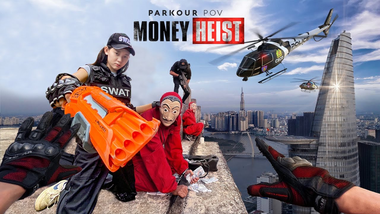 Parkour Vs Money Heist 15 Can T Escape And Survive From The Police