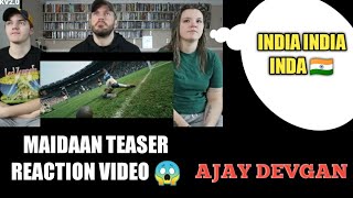 Maidaan Teaser Reaction Video | Ajay Devgan | Maidaan Teaser reaction || Maidaan reaction #AKV