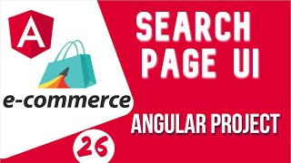 Angular project tutorial #26 Search Page UI | Angular E-commerce Project