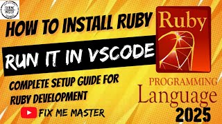 How to run ruby program in VS Code