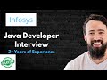 Infosys Java Developer Interview Experience (3+ Years) | Java, Spring Boot, Microservices Q&A