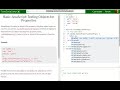 Basic JavaScript Testing Objects for Properties free code camp   Dani