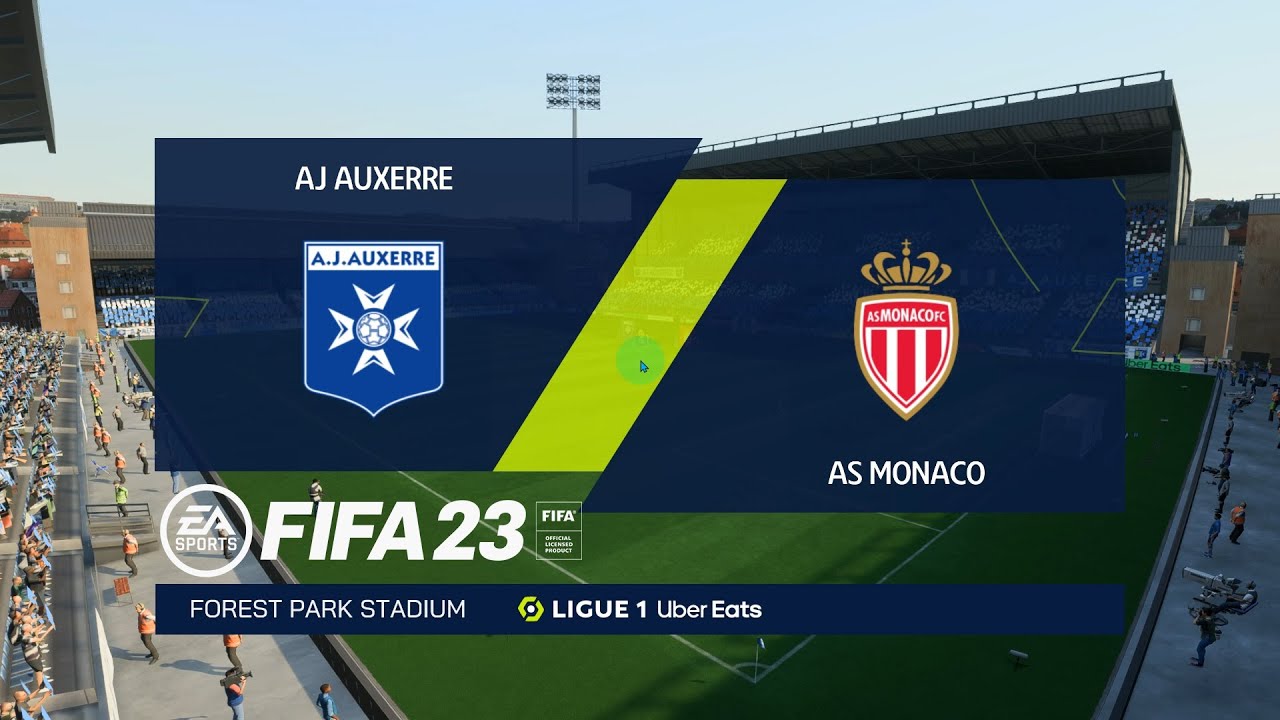 [FIFA23] - AJ AUXERRE Vs AS MONACO - LIGUE 1 22/23 - YouTube