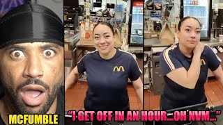 McDonalds Employee Was About To Let Him CLAP...But Then He Folded MISERABLY!