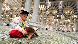 AMIL UMROH. ULTAH 6 TAHUN SHALAT JUMAT DI MEKKAH