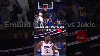 Joel Embiid TORCHED Jokic and the Nuggets #shorts #nba
