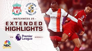 Liverpool v. Luton Town | PREMIER LEAGUE HIGHLIGHTS | 2/21/2024 | NBC Sports