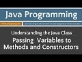 Learn Java Programming - Passing Variables to Methods and Constructors Tutorial