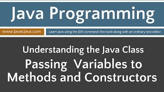 Learn Java Programming - Passing Variables to Methods and Constructors Tutorial