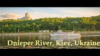 Dnieper River, Kiev, Ukraine in Winter.