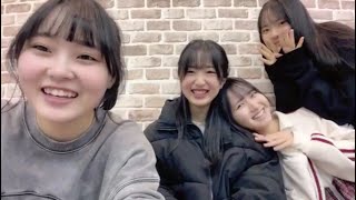 2025年01月19日12時51分25秒 中川 朋香（NMB48 研究生） TOMOKA NAKAGAWA 石山 千尋 木根 彩呂花 山口 美桜