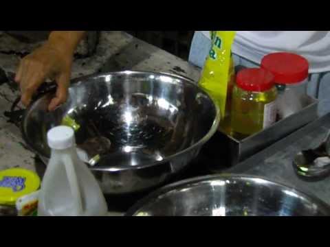 Making Crispy Pili Nut candy the traditional Filipino way Making Crispy Pili Nut candy the traditional Filipino way