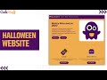 🎃 Halloween Website Tutorial | HTML CSS Bootstrap  👻