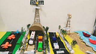 Types of transport and communication | transportation and communication model for school project||