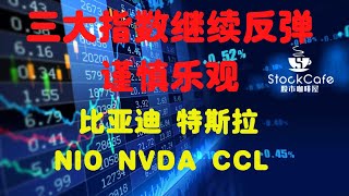 美股分析 三大指数继续上涨 谨慎乐观 个股分析 NIO NVDA CCL 比亚迪 特斯拉 【视频的254期】 07/21/2021