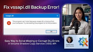 Fix vssapi.dll Backup Error!