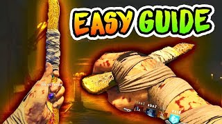 NEW BLOOD OF THE DEAD GOLDEN KNIFE EASTER EGG GUIDE - AN INFINITY GAUNTLET GOLDEN SPORK UPGRADE!