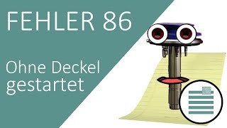 Sirona Dac ohne Deckel gestartet - Fehler 86