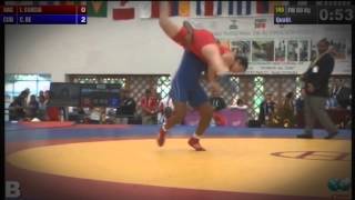 Cuba's Candida De Armas (CUB) with a BIG lift at the Pan-Am Championships