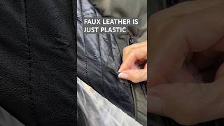 Faux Leather Is Just Plastic #leather #fashion #sustainability