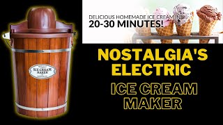 Nostalgia's Electric Ice Cream Maker: Take your ice cream-making escapades to the next level