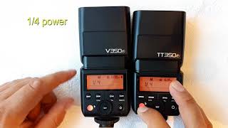 Godox TT350 vs V350