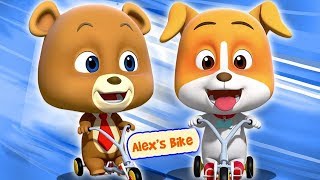 Rower Alexa | Alex's Bike | Cartoon For Childrens | Kids TV | Piosenki Dla Dzieci Po Polsku