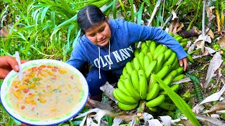 Prepare esta sopita con granos secos en la finca