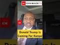 Ken Mijungu speaks on USA ambassador to Kenya resigning and Trump winning