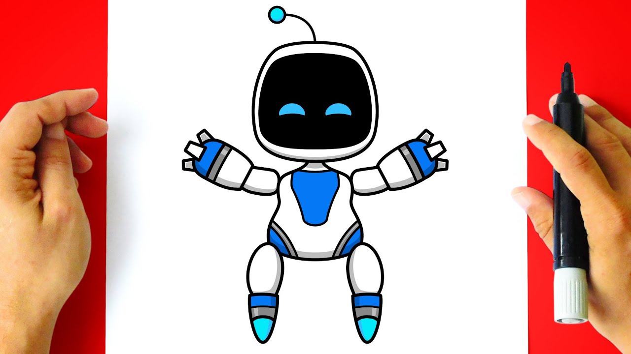 How To Draw Astro Bot Youtube