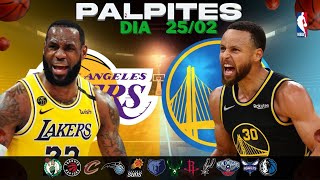 MELHORES PALPITES PARA NBA HOJE 25 02  25 + MULTIPLA