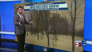 The largest winter storms on record in Nashville