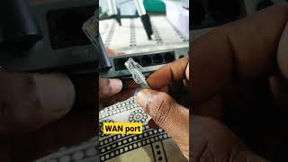 WAN port | Modem input connection | #Shorts
