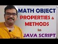 MATH OBJECT (PROPERTIES & METHODS) IN JAVA SCRIPT